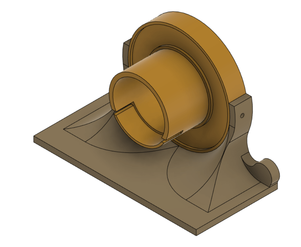 The final motor mount back