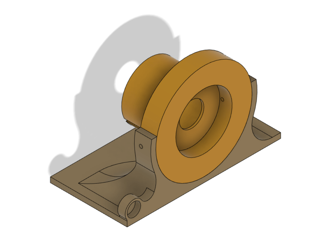 The final motor mount front